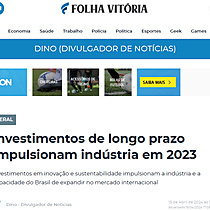 Investimentos de longo prazo impulsionam indstria em 2023